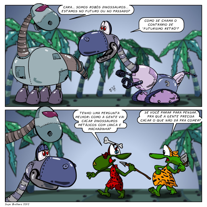 Sapo Brothers, diverso, tiras, humor, games, jogos, animao, anima, quadrinhos, infantil, minja, jones